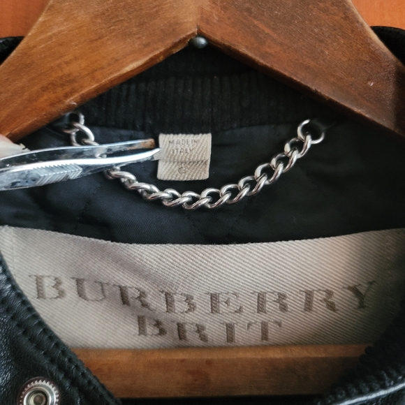 🆕 Burberry Brit Moto Lether Jacket - Picture 12 of 13
